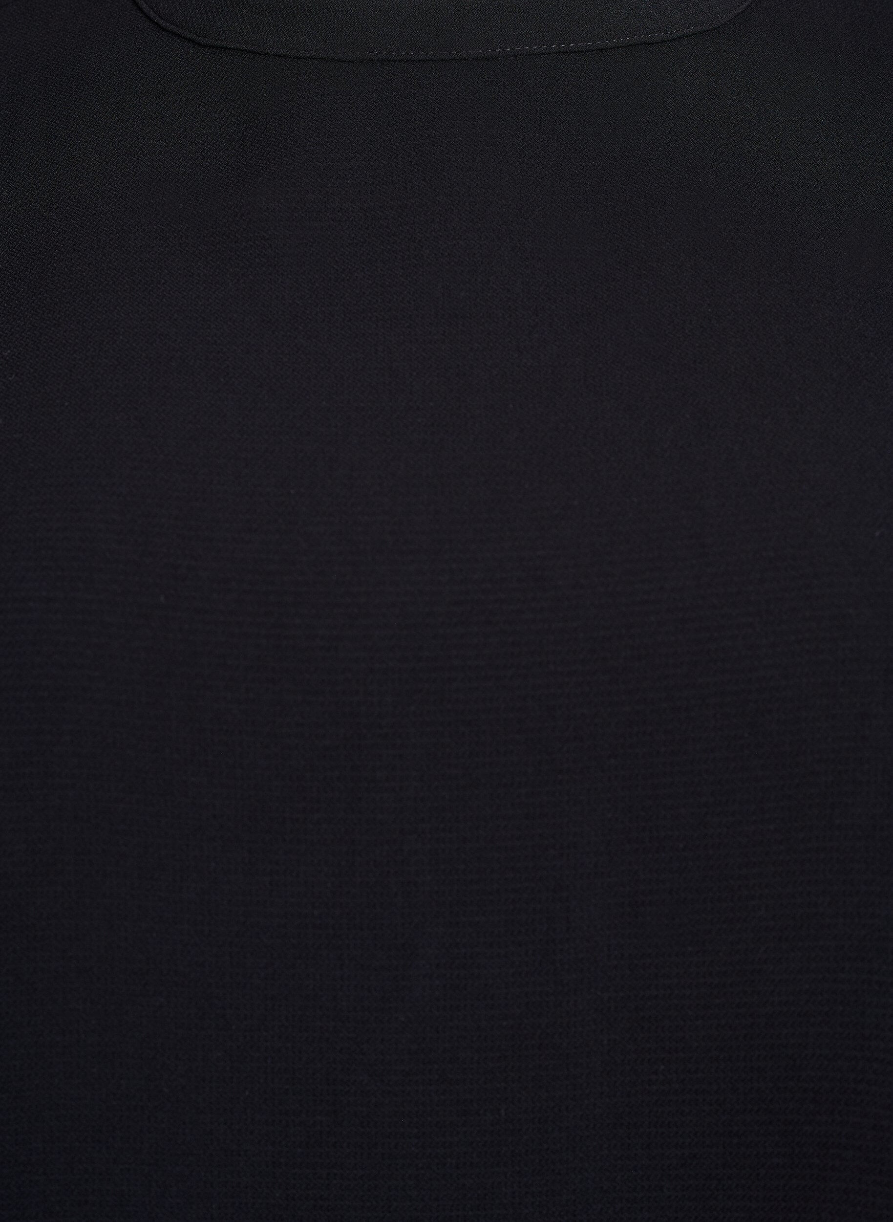 Zizzi Pusero, jonka hihoissa on raita yksityiskohdat, Musta, Packshot image number 2