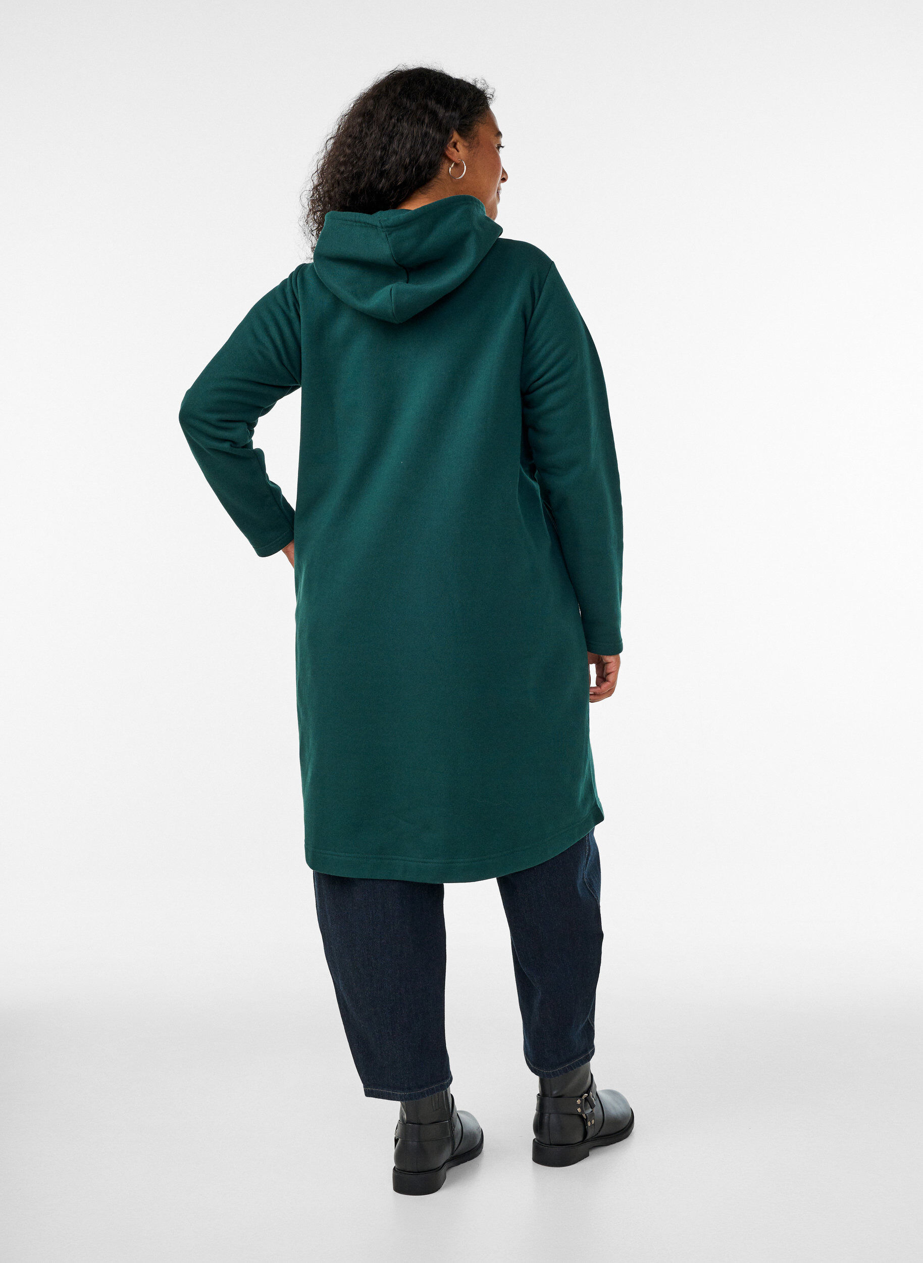 ZizziHupullinen swetarimekko taskuilla, 0648, Model image number 1