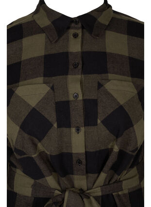 Ruudullinen paitamekko solmittavalla yksityiskohdalla, Ivy Green Check, Packshot image number 2