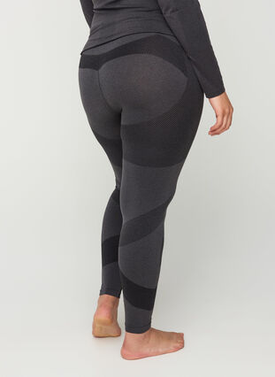 Saumattomat pitkät alushousut, Dark Grey Melange, Model image number 3