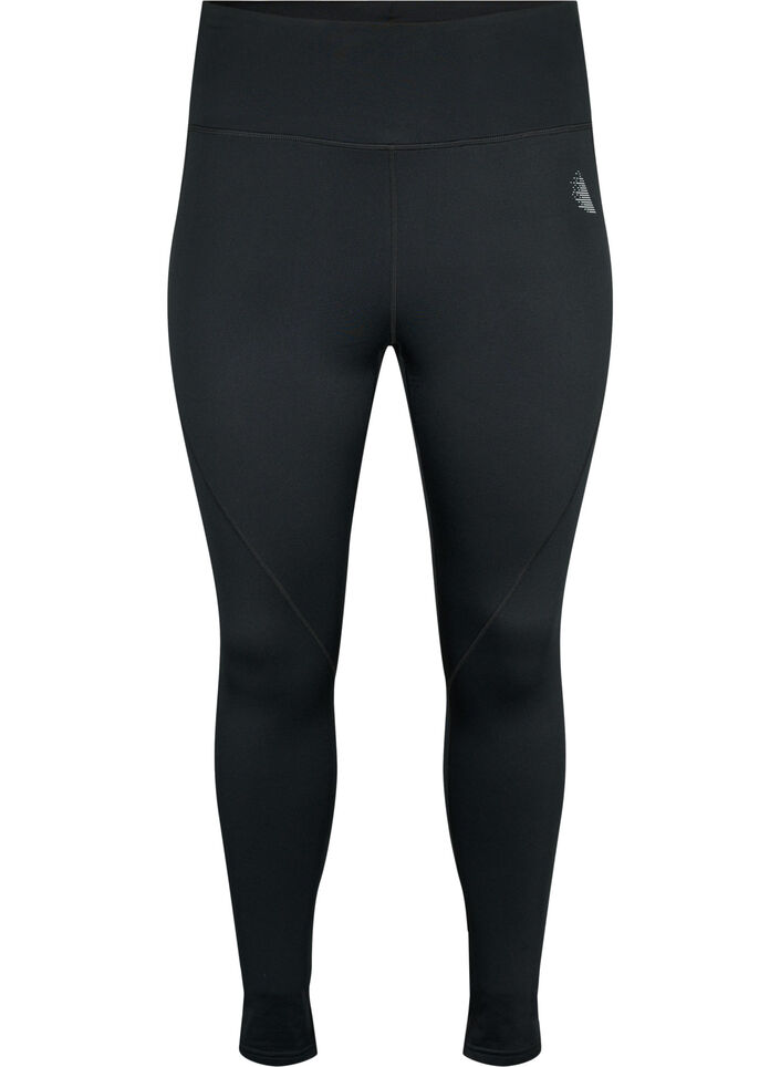 Treenilegginsit fleecevuorella, Musta, Packshot image number 0