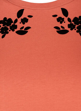 Lyhythihainen t-paita printtiyksityiskohdilla, Faded Rose, Packshot image number 2