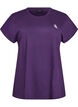 Yksiv&auml;rinen treeni-T-paita, Violetti, Packshot image number 0