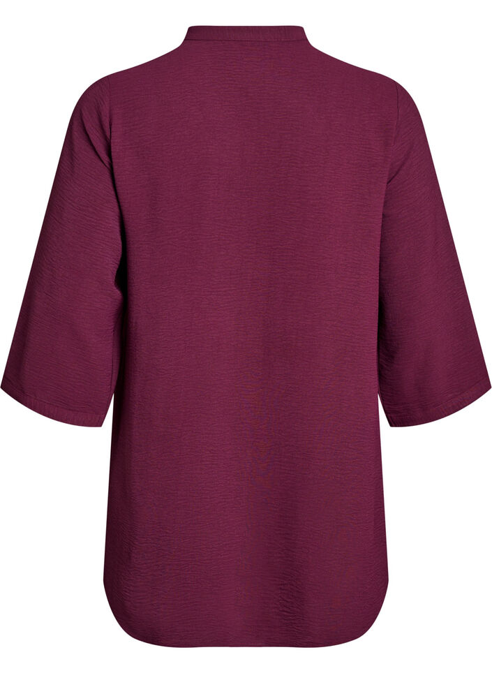 Tunika 3/4-hihoilla, Tumma Bordeaux, Packshot image number 1