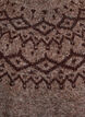 Neulemekko jacquard-kuviolla, Ruskea, Packshot image number 2