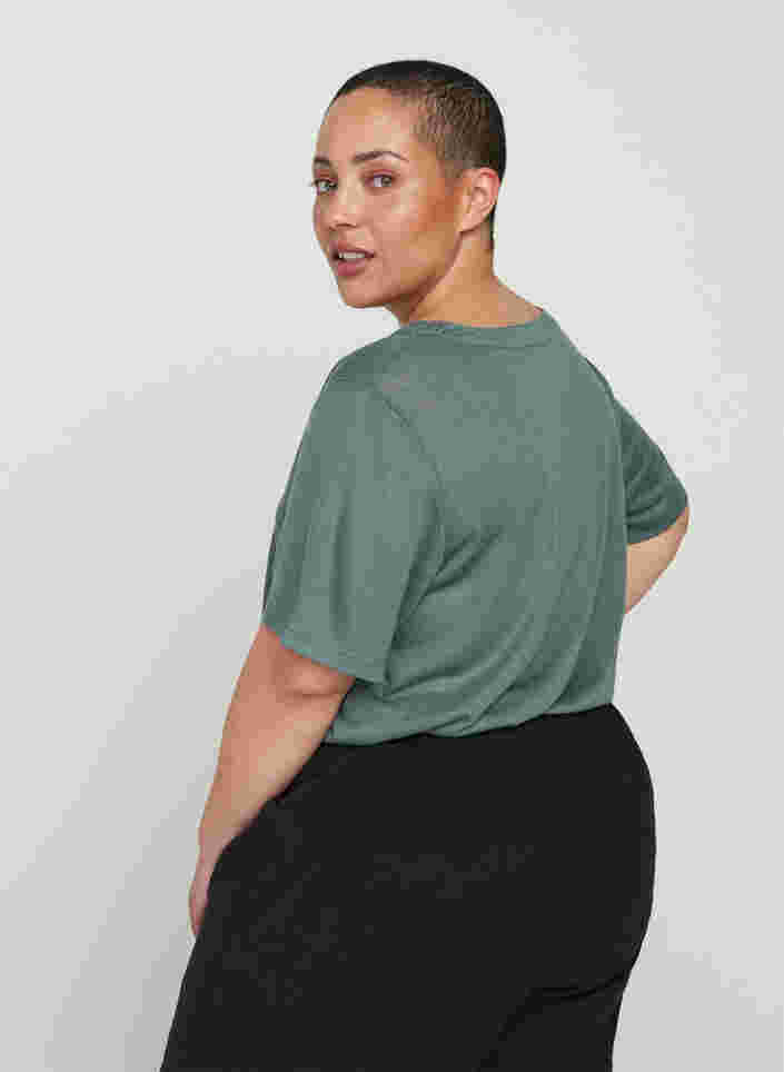 T-paita, Balsam Green, Model image number 1