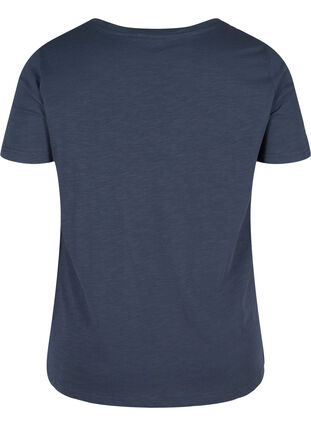 Puuvillainen t-paita pitsillä, Blue Nights, Packshot image number 1