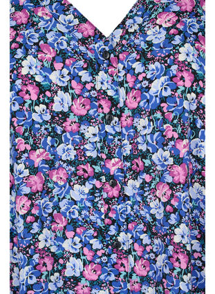 Viskoositoppi napeilla, Pink blue Flower , Packshot image number 2