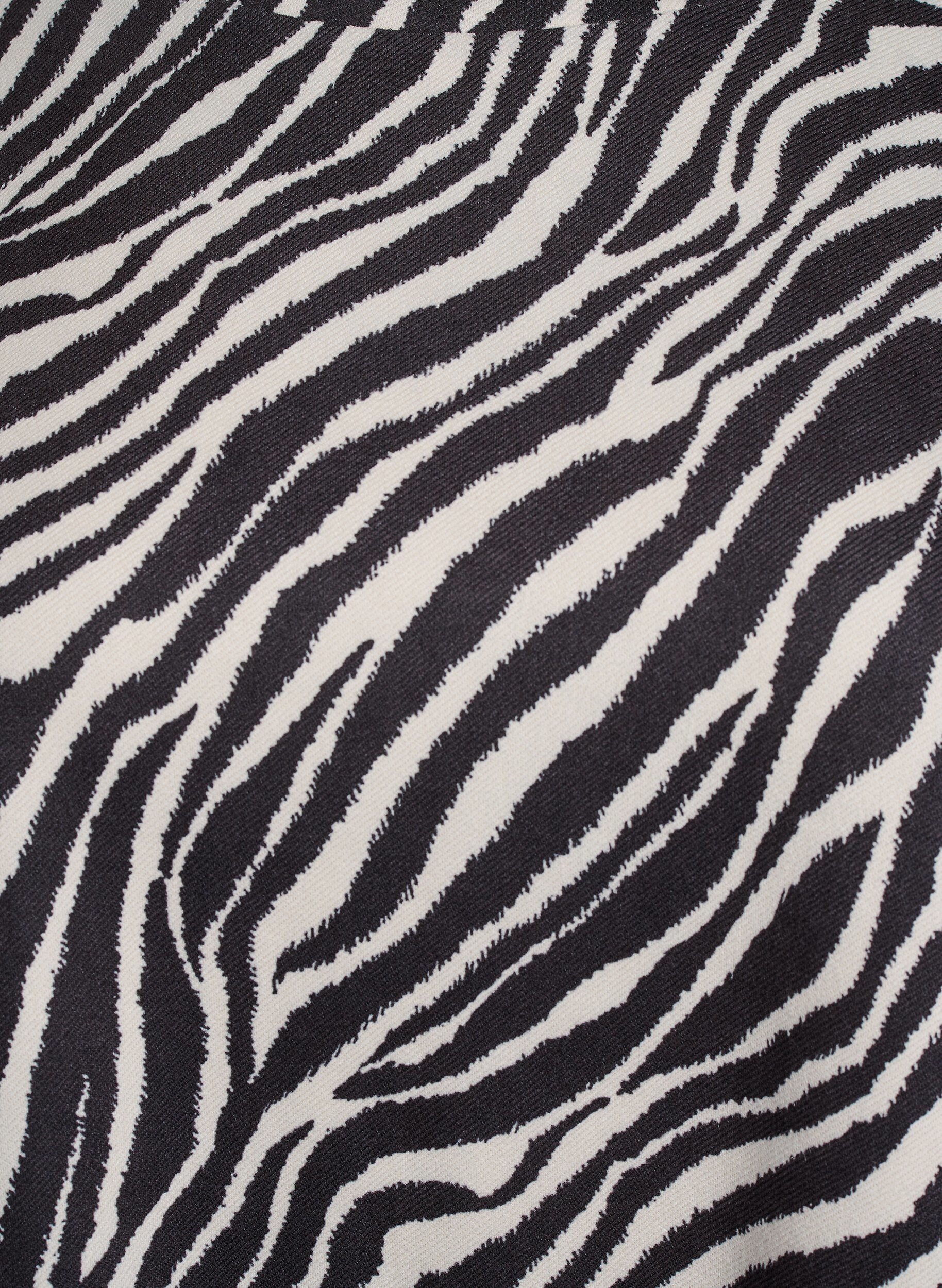 Zizzi Lyhyt A-linjainen mekko 7/8-hihoilla, Musta, Packshot image number 2