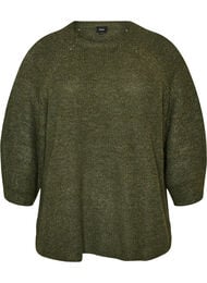 Ribattu neule, 3/4-hihat, Vihre&auml;