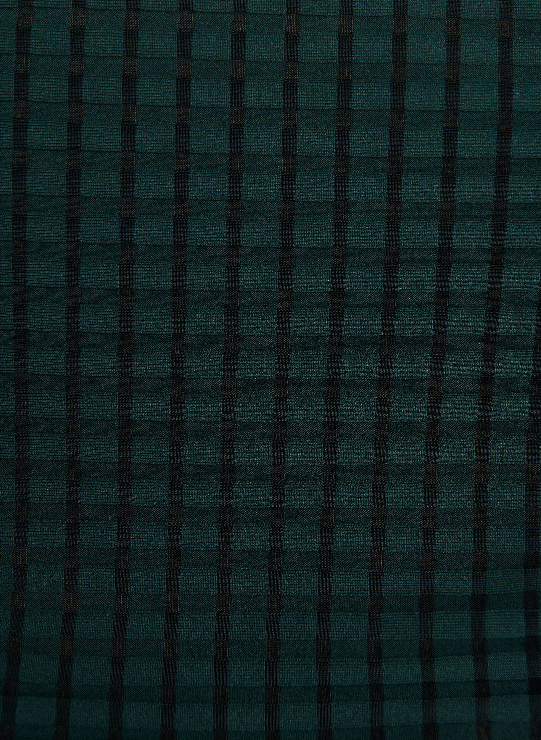 Zizzi Ruudulliset bikinihousut korkealla vy&ouml;t&auml;r&ouml;ll&auml; ja tai-leikkauksella, Vihre&auml;, Packshot image number 2