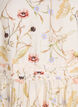 A-linjainen kukkakuvioinen midi-mekko, Beige, Packshot image number 2
