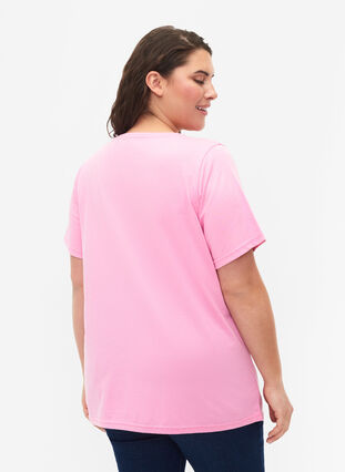 FLASH – kuviollinen t-paita, Begonia Pink, Model image number 1