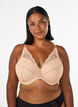 Topatut pitsirintaliivit kaaritukien kera, Beige, Model image number 0