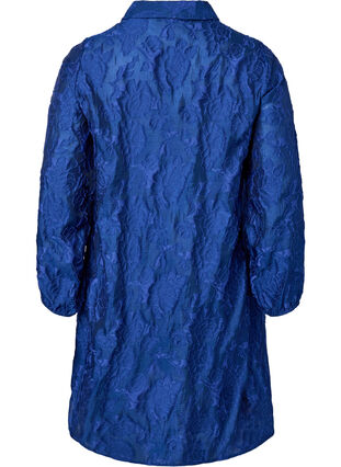 Pitkä jacquard-paita, Mazarine Blue, Packshot image number 1