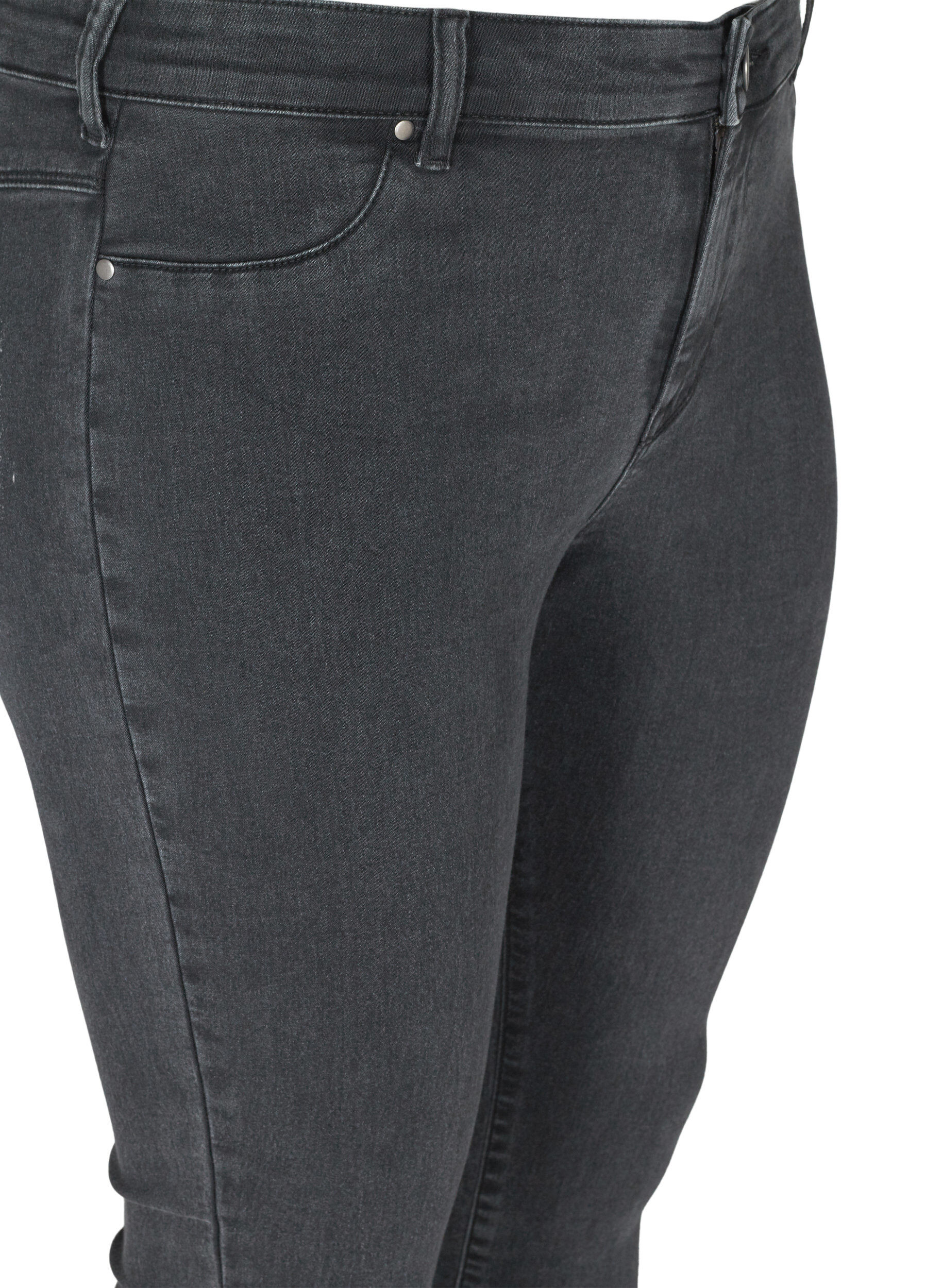ZizziJeggingsit puuvillasekoitteesta, Grey Denim, Packshot image number 3