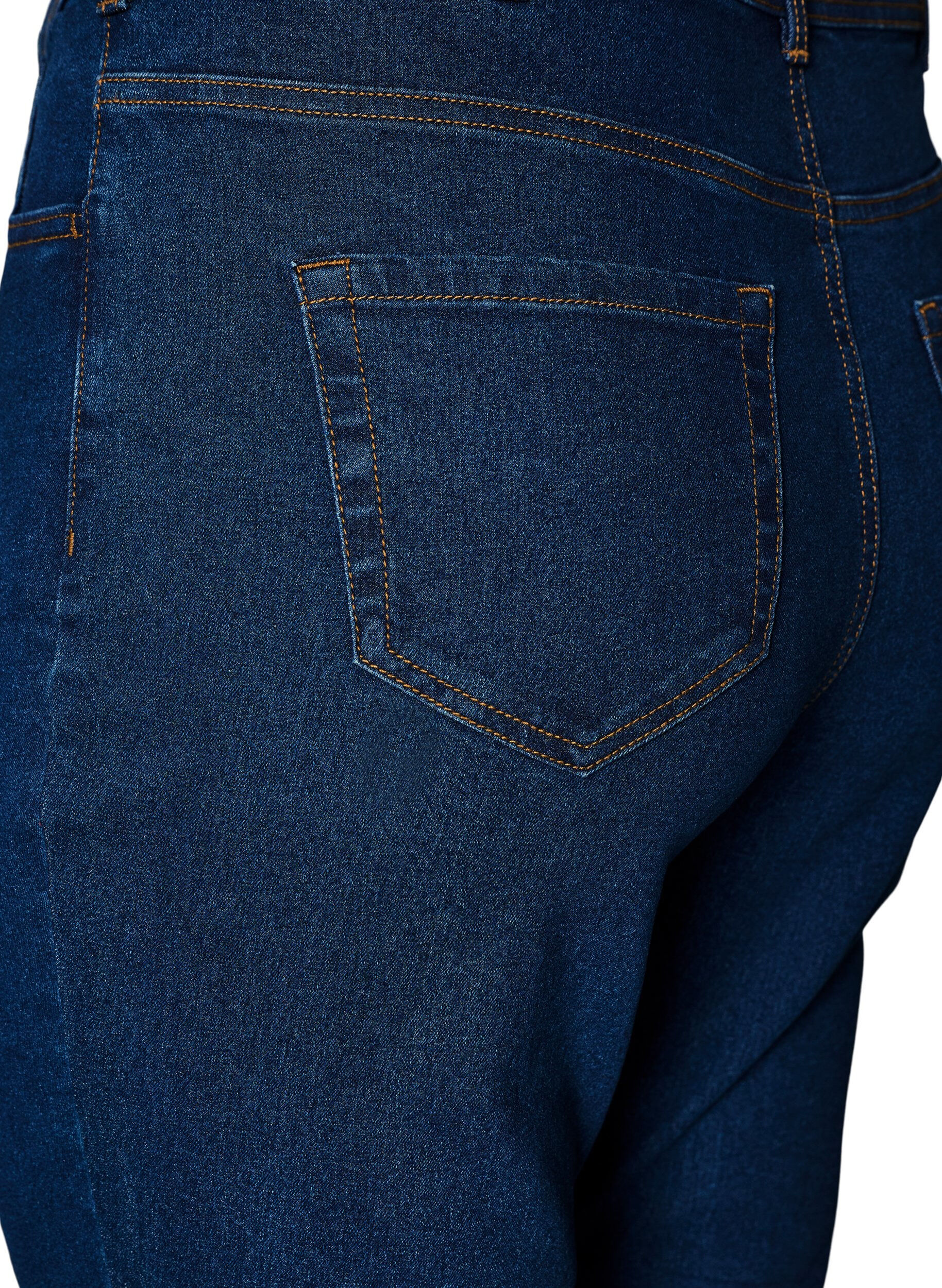 ZizziFarkut super slim fit -mallissa, Sininen, Packshot image number 3