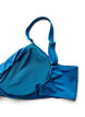 Bikiniliivit, joissa on kaarituet ja laskostus, Sininen, Packshot image number 3