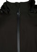 Lyhyt softshell-takki irroitettavalla hupulla, Musta, Packshot image number 2