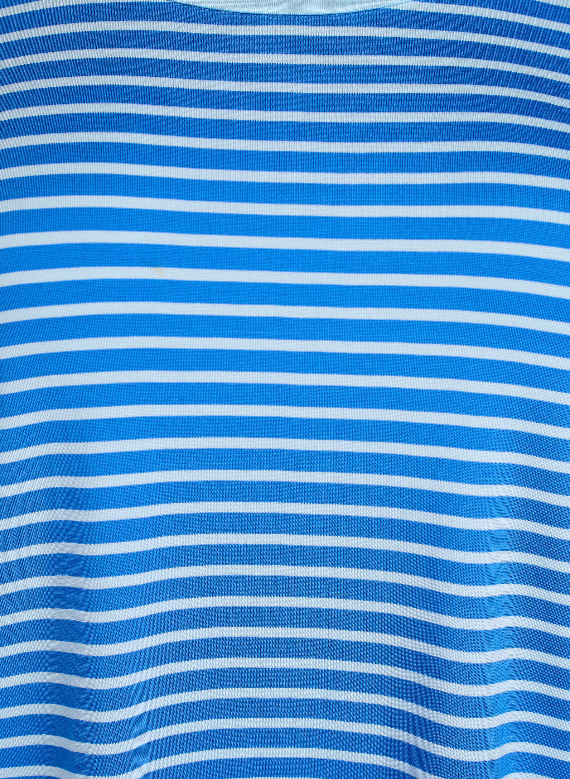 ZizziT-paita TENCEL&trade; Lyocellista ja raidoilla, Sininen, Packshot image number 2