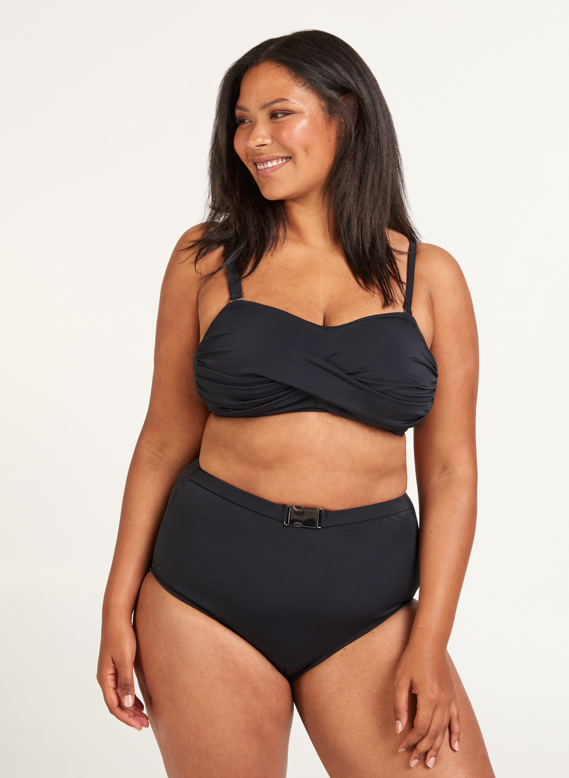 Zizzi Bikiniyl&auml;osa, Black, Model image number 2