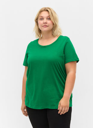 Lyhythihainen t-paita pyöreällä pääntiellä, Jolly Green MB, Model image number 0