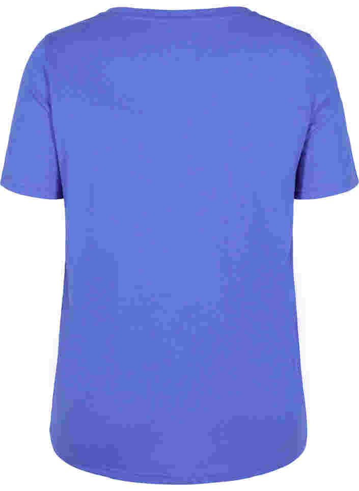 Lyhythihainen t-paita pyöreällä pääntiellä, Dazzling Blue MB, Packshot image number 1