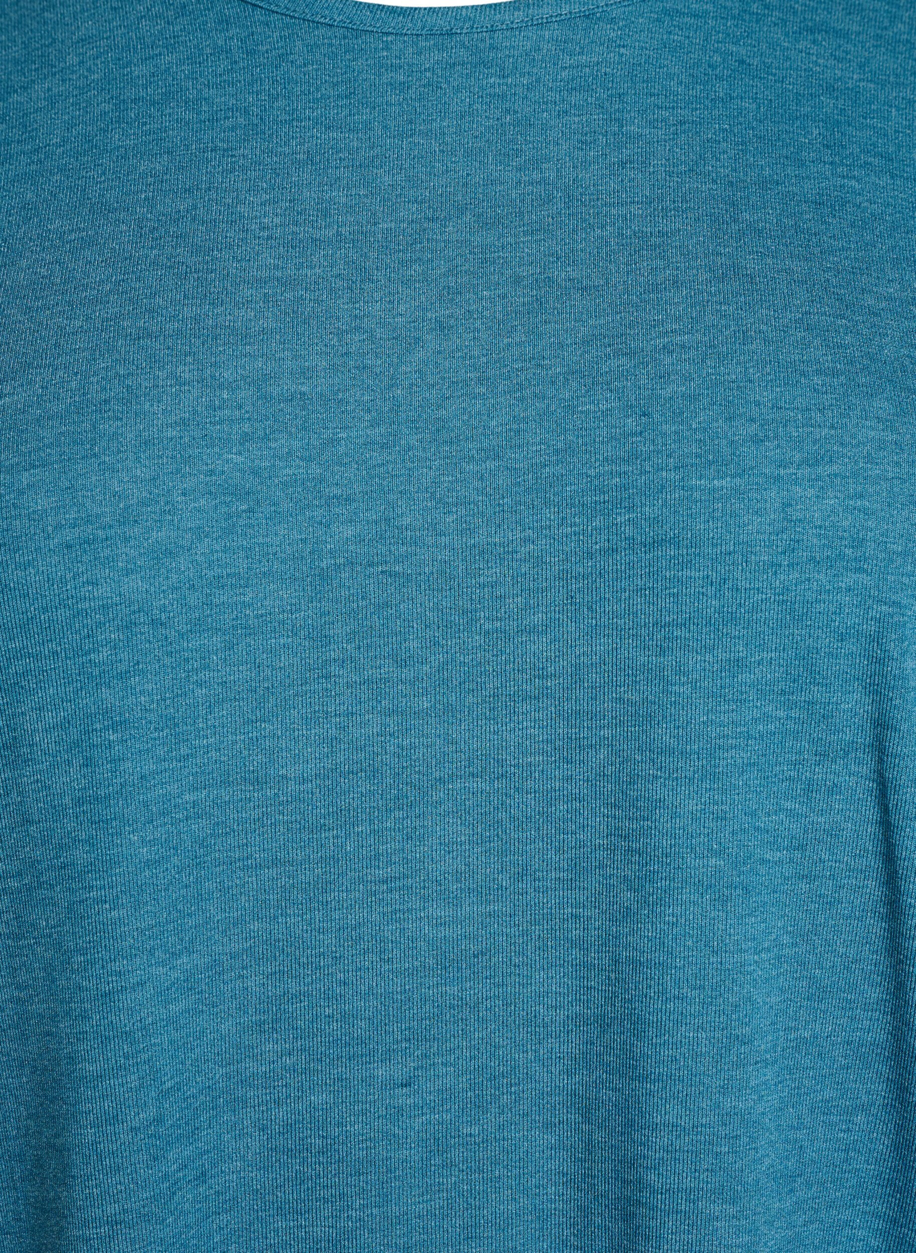 ZizziJersey -pusero 3/4-hihoilla, Sininen, Packshot image number 2