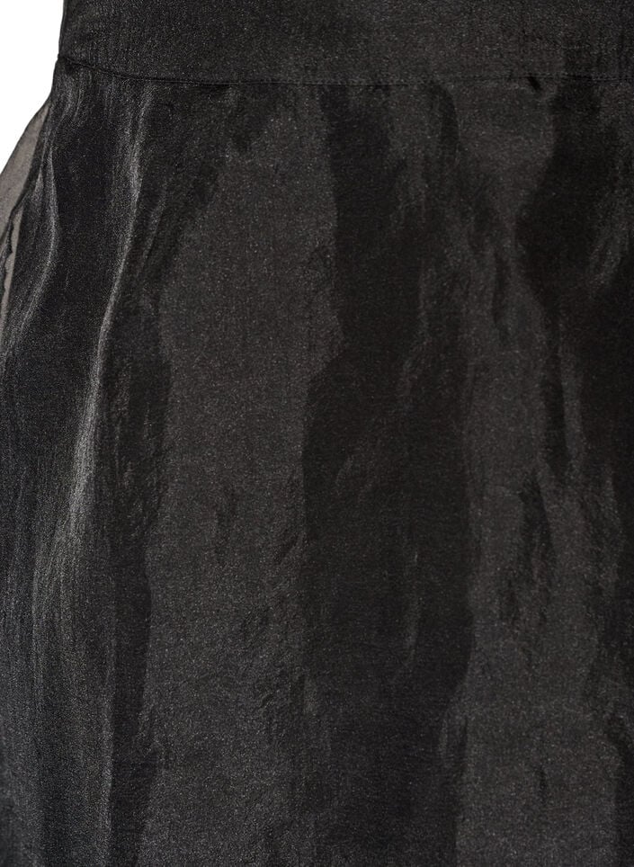 Pitk&auml;t hameet organza-lookilla, Musta, Packshot image number 2