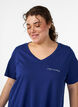 Pitsireunainen viskoositoppi, Violetti, Model image number 3