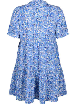FLASH – A-linjainen mekko painatuksella, White Blue AOP, Packshot image number 1