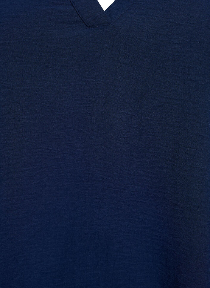 Pusero 3/4-hihoilla, Sininen, Packshot image number 2