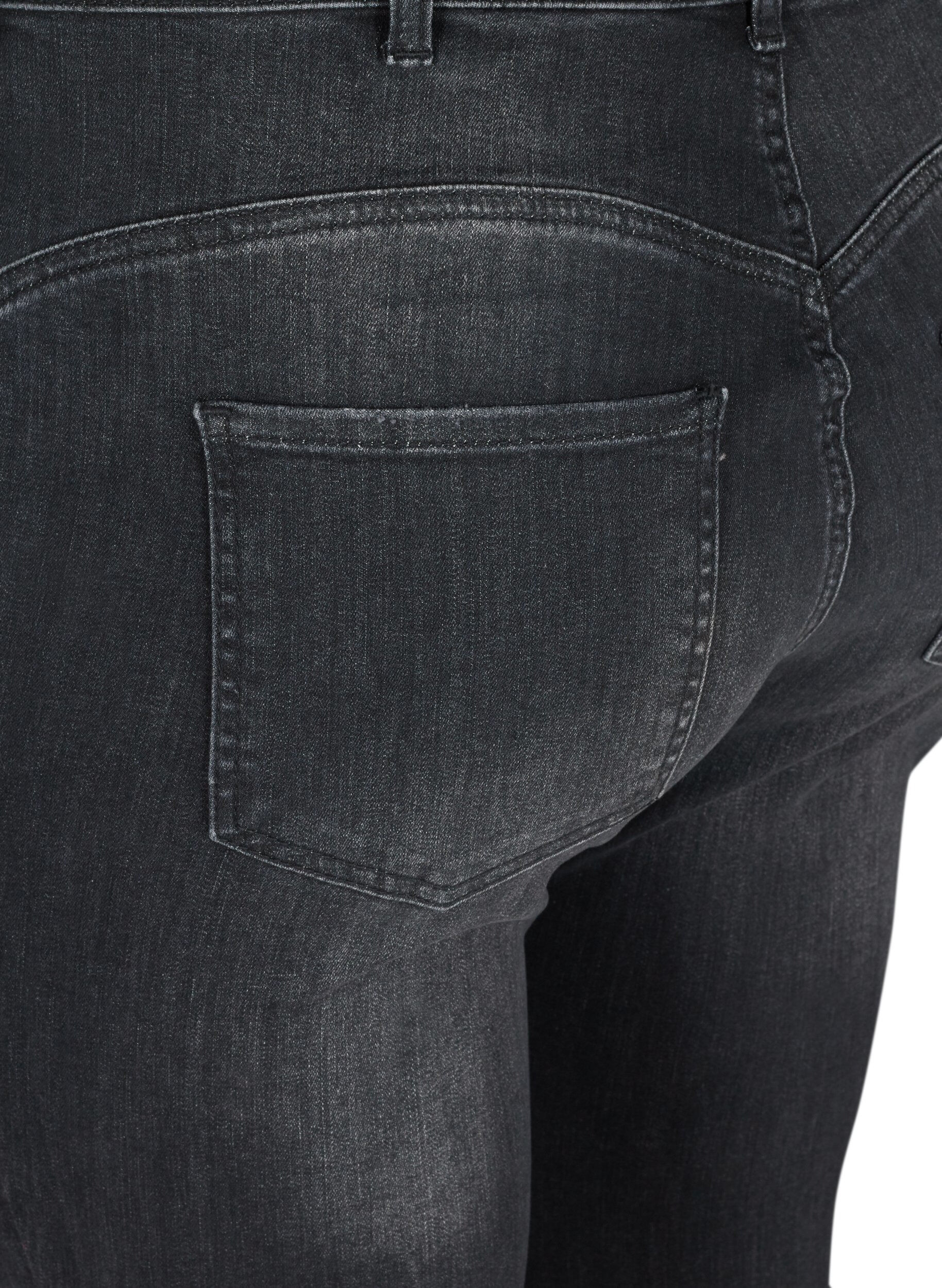 Zizzi Amy-farkut , Grey Denim, Packshot image number 3