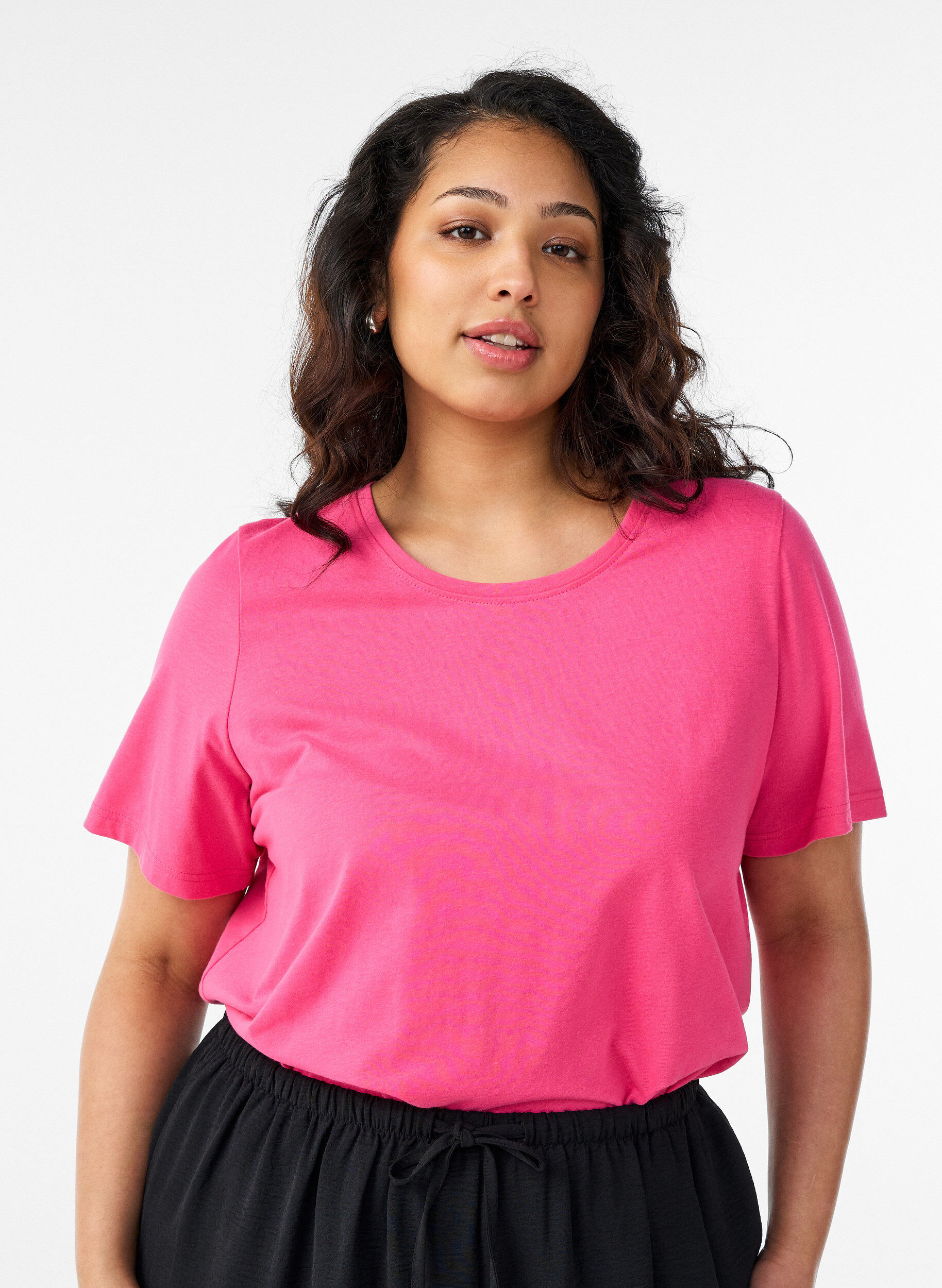 ZizziT-paita printill&auml;, Vaaleanpunainen, Model image number 2
