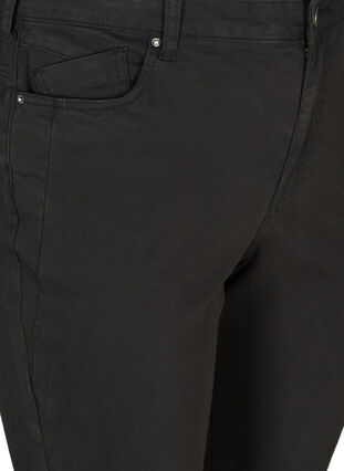 Korkeavyötäröiset ekstra slim-malliset Nille-farkut, Black, Packshot image number 2