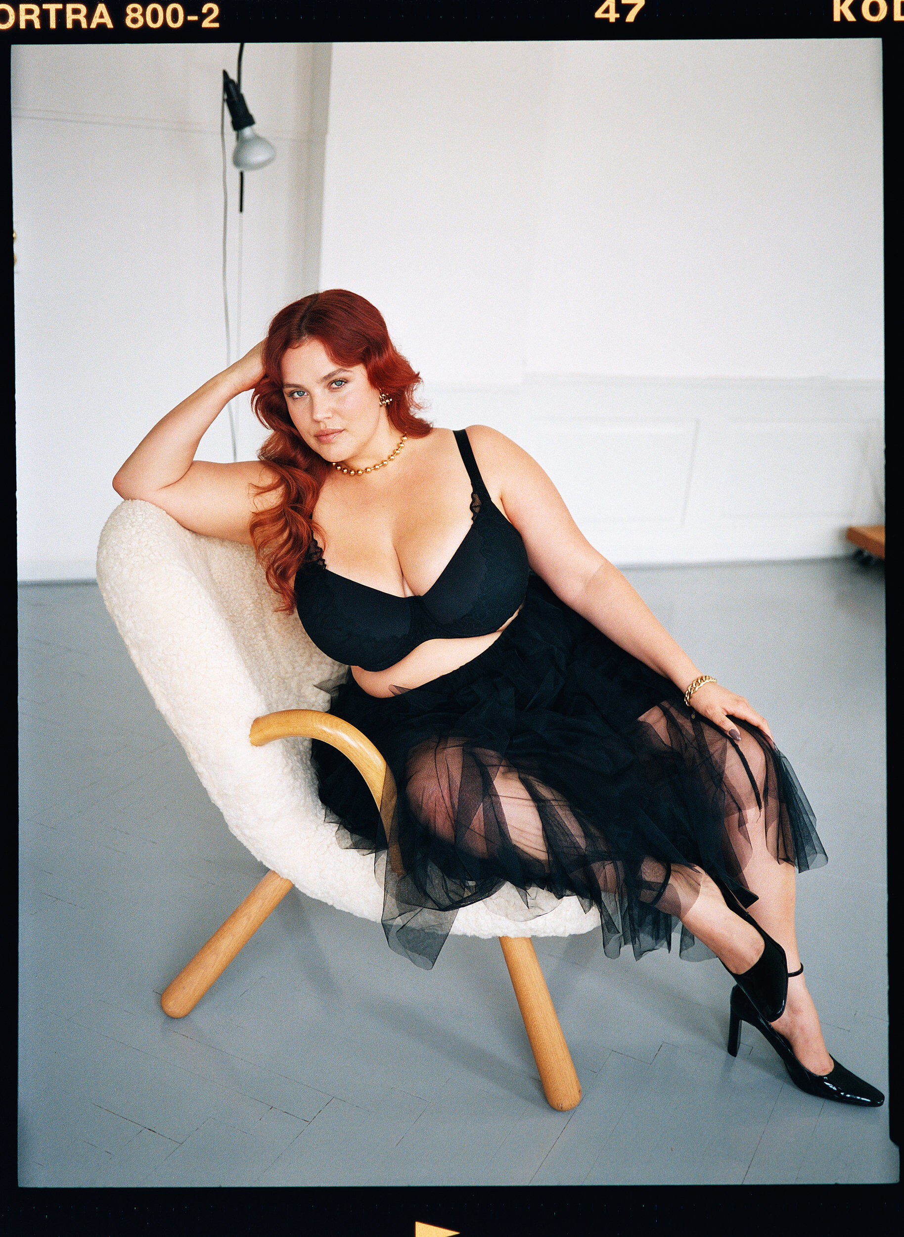 Zizzi Topatut pitsirintaliivit, Musta, Image image number 0