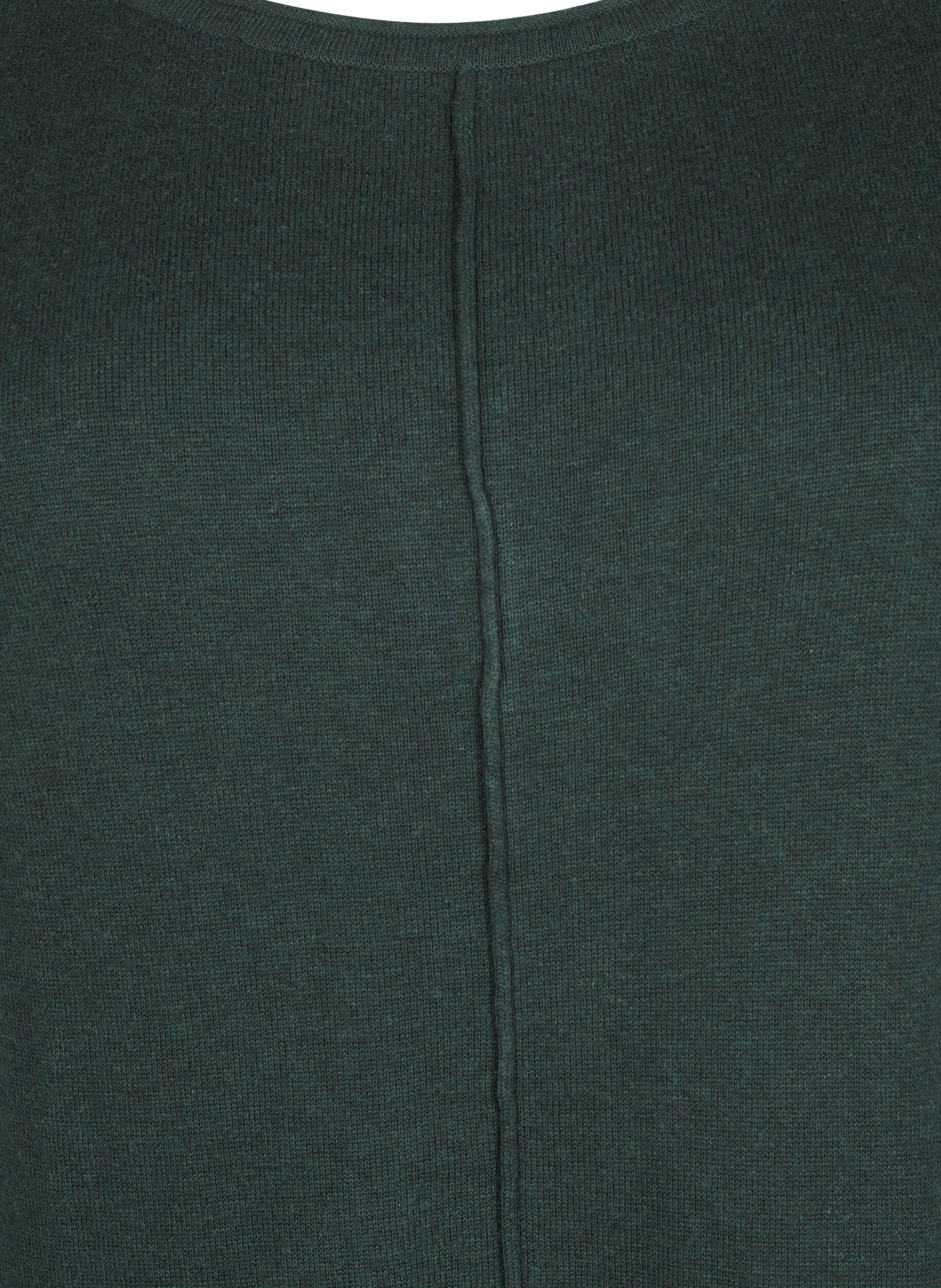 Zizzi Neulemekko puuvillaviskoosisekoitteesta, Vihre&auml;, Packshot image number 2