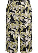 Culottes-housut kuosilla, Musta, Packshot image number 0