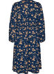 Midi-mekko smockilla ja koristeellisilla napeilla, Sininen, Packshot image number 1