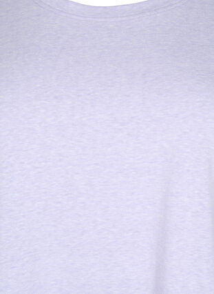 Meleerattu t-paita lyhyillä hihoilla, Lavender Mél, Packshot image number 2