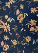 Midi-mekko smockilla ja koristeellisilla napeilla, Sininen, Packshot image number 2