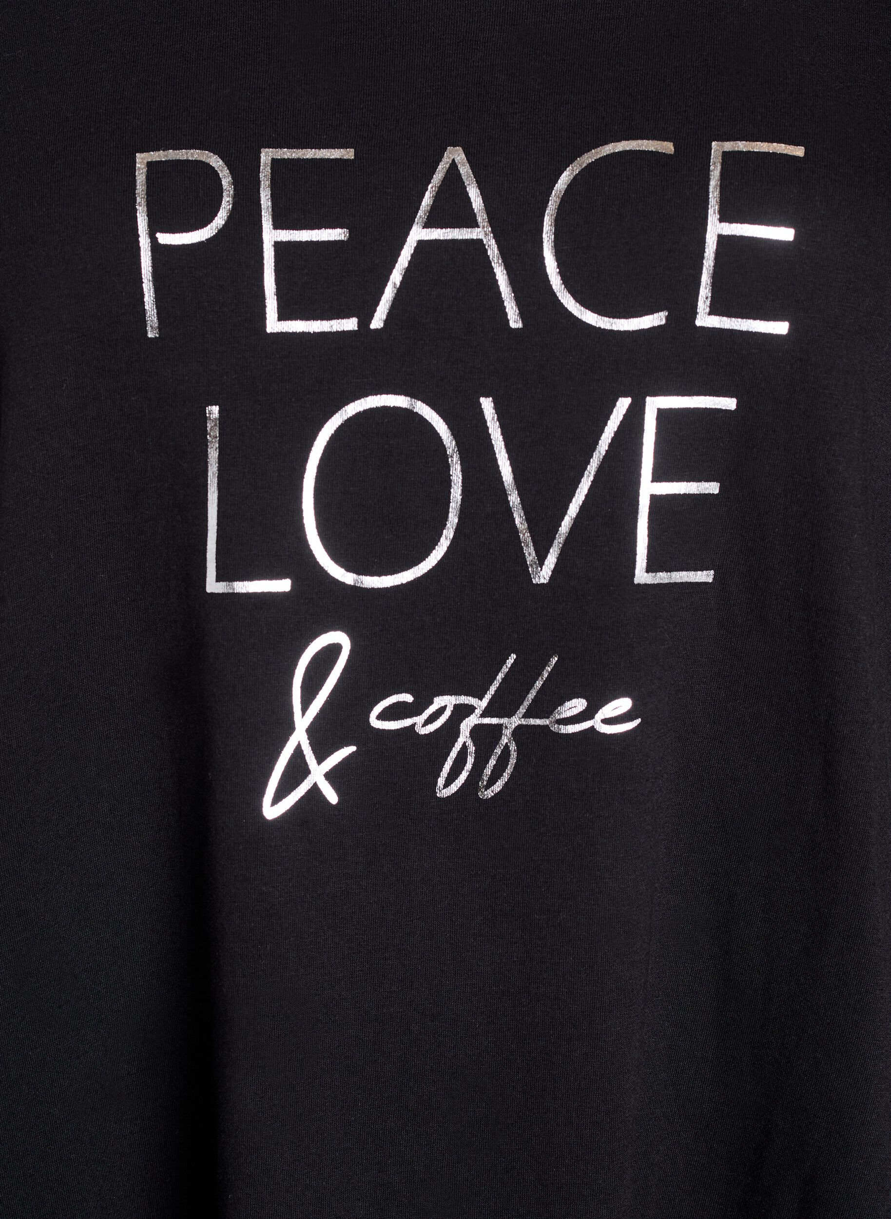 Zizzi Lyhythihainen y&ouml;paita luomupuuvillaa, Musta, Packshot image number 2