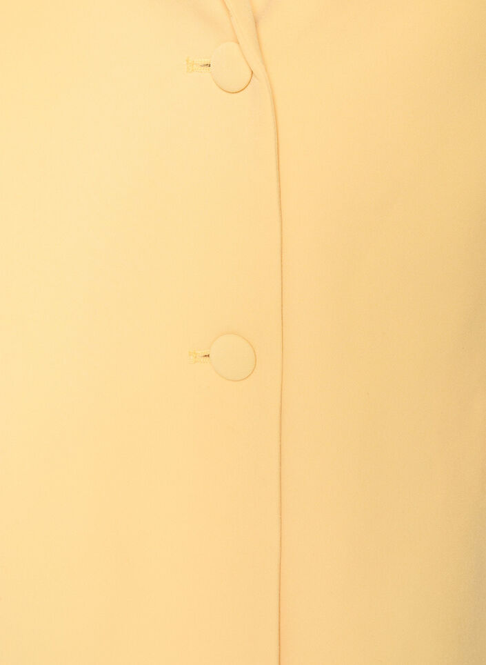 Klassinen bleiseri napillisella kiinnityksell&auml;, Keltainen, Packshot image number 2