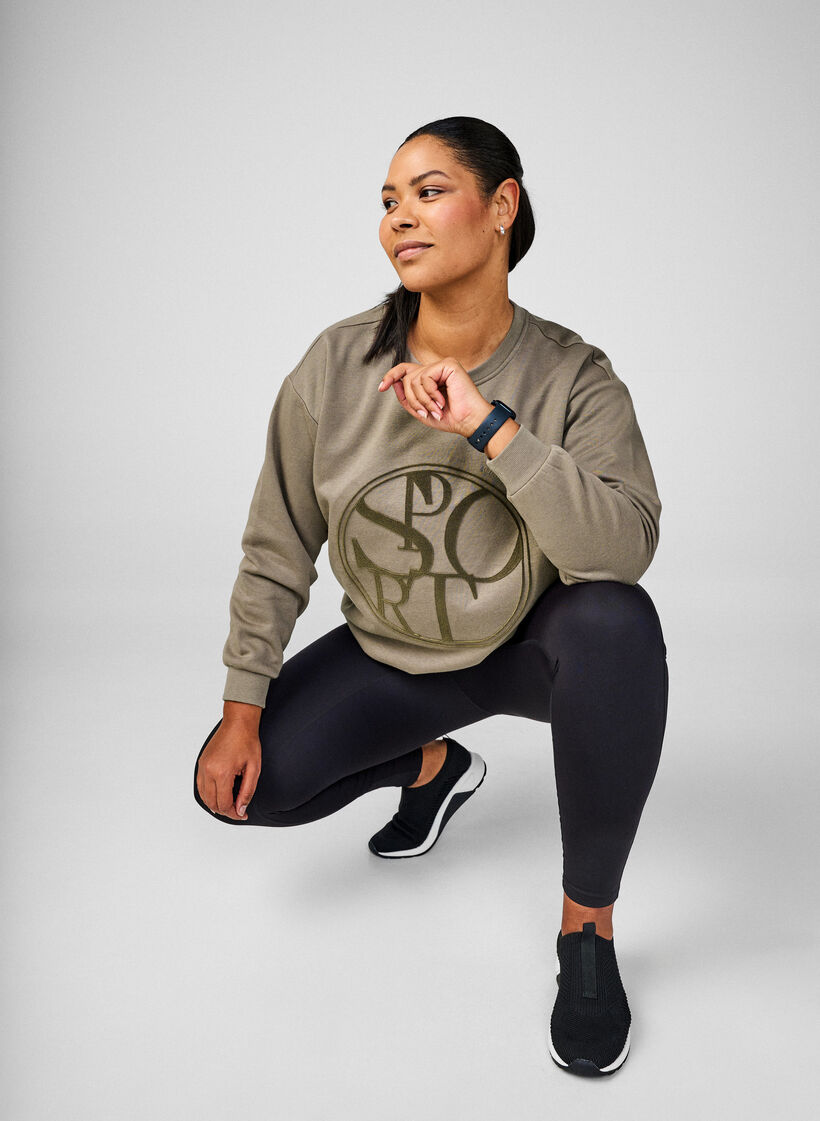 T-paita printillä, Walnut, Image image number 0