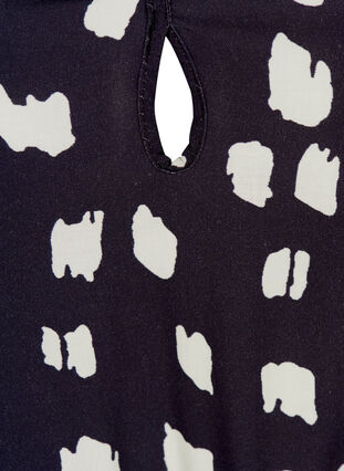 Pitkä mekko, BLUE SQUARES, Packshot image number 3