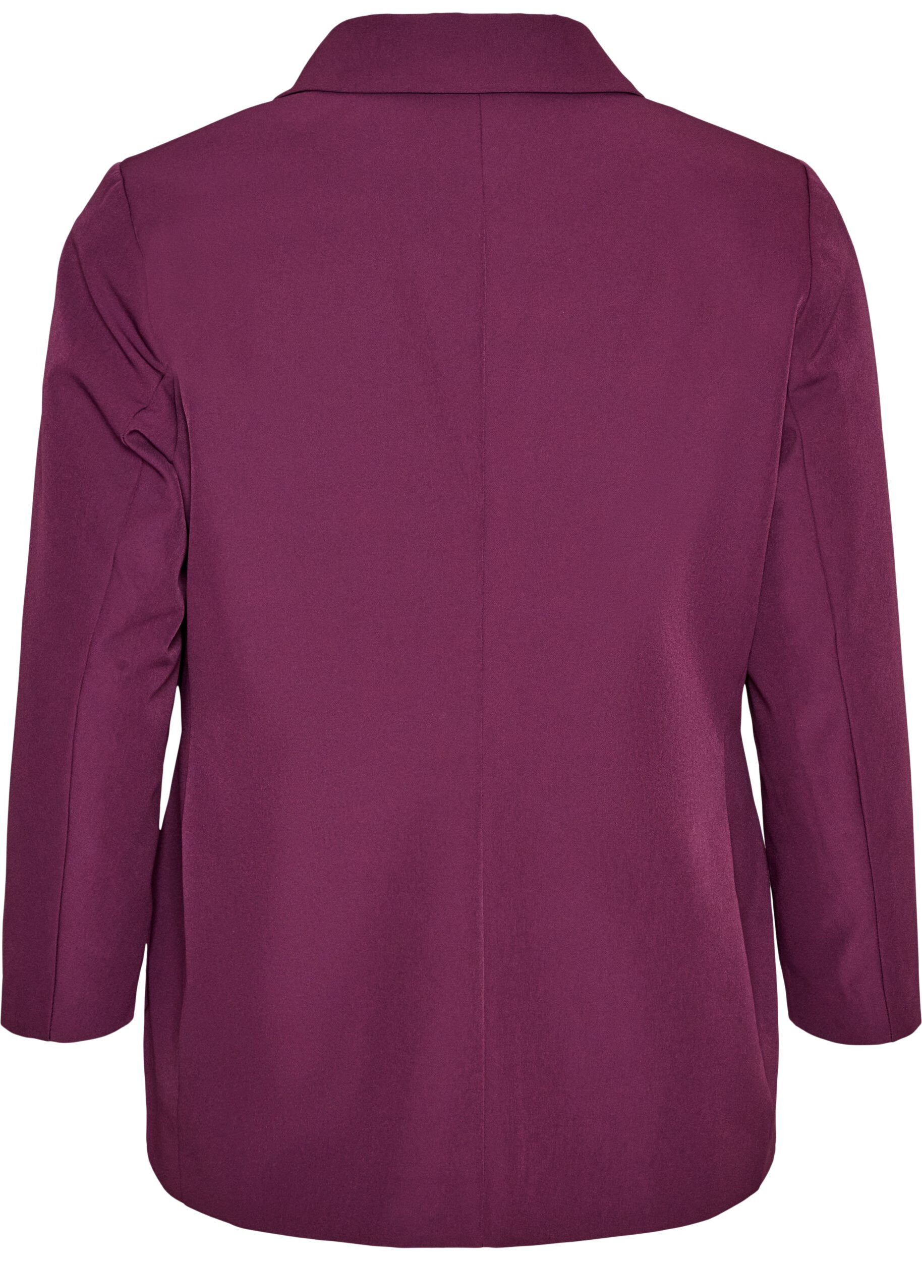 ZizziKlassinen bleiseri nappikiinnityksell&auml;, Violetti, Packshot image number 1
