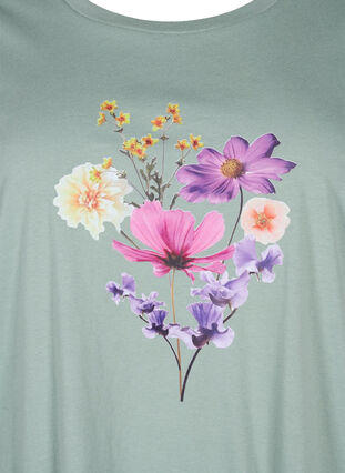 T-paidat kukkakuviolla, Chinois G. w. Flower, Packshot image number 2