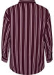 Raidallinen y&ouml;paita, Tumma Bordeaux, Packshot image number 1