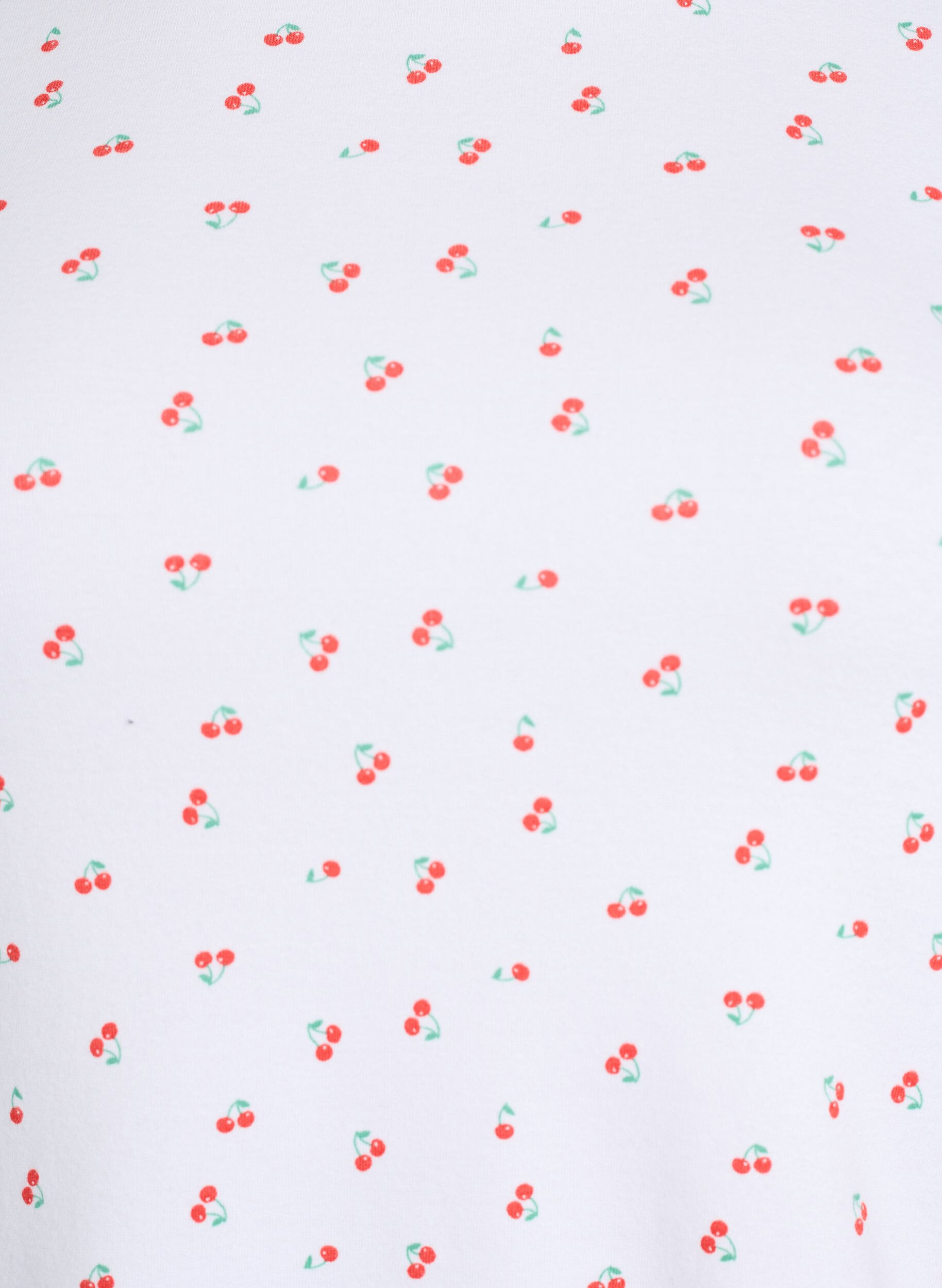 Zizzi Puuvillainen T-paita kauttaaltaan printill&auml;, Vanilja, Packshot image number 2