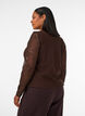 Meshpusero kukilla ja paljeteilla, Ruskea, Model image number 2